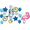 Bluey Birthday Party Supplies Bingo and Flamingo Balloon Bouquet Decorations