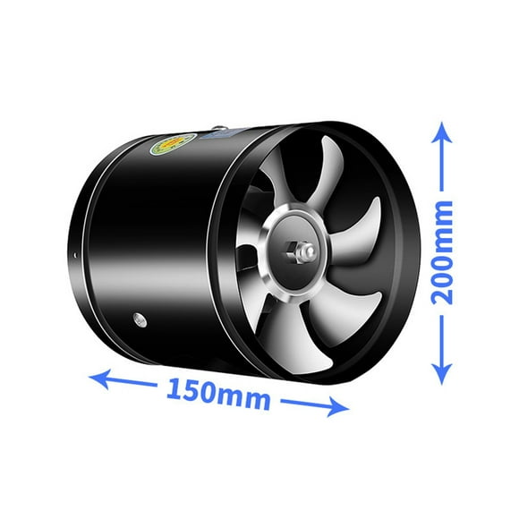 Extractor de conductos,Ventilador de conductos Ventilación potente Ventilación Extractor de aire Ventilador de cocina Multifuncional