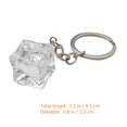 thumbnail image 2 of Ice Cube Key Chain Resin Ice Keychain Key Ring Car Bag Keychain Accessories, 2 of 8