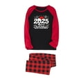 thumbnail image 3 of Makaor Christmas Pjs for Family Women Long Sleeve Shirts and Pant Pajamas Sets Plaid Sleepwear Outfits S-2XL, 3 of 8
