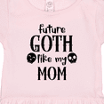 thumbnail image 3 of Inktastic Future Goth Like My Mom with Skulls Girls Toddler Dress, 3 of 4