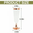 thumbnail image 3 of ACDANC 8Pcs Champagne Flutes Plastic 5 oz for Diverse Applications Martini Glasses Champagne Flutes for Bridal Shower Party Rosegold, 3 of 7