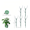 C, variant on Stackable Monstera Plant Support, 2025 New Plant Stakes for Indoor and Outdoor Grasses Use, Garden Stakes for Climbing and Potted Grasses, Pothos, Philodendron