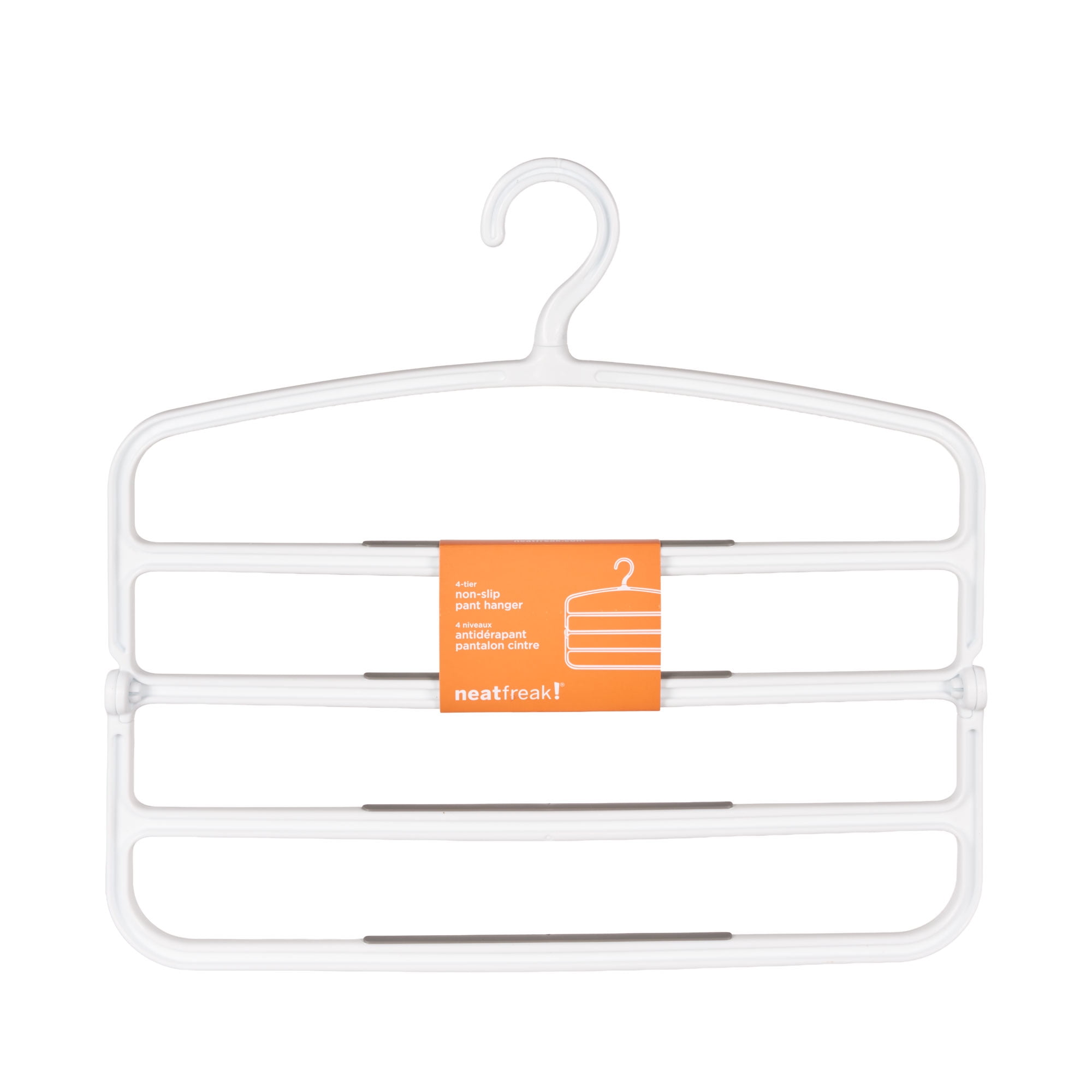 neatfreak!® 4 Tier Non-Slip Pant Hanger, Adult