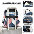 thumbnail image 3 of FORMRS Mini Backpack Purse for Women Travel Daypack Casual Shoulder Bag, Blue Geometric, 3 of 7