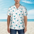thumbnail image 4 of Balery Dachshund Dog Puppy Print Men's Hawaiian Shirts Short Sleeve Beach Shirt Relaxed Fit Vacation Button Down Shirts-Large, 4 of 9