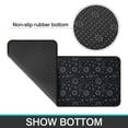 thumbnail image 6 of Black Celestial Symbol Pattern Kitchen Rugs Sets Of 2,Anti Fatigue Kitchen Mat Rugs Non Slip Washable,Decorative Kitchen Floor Mats for Kitchen,Sink,Laundry,17"X30"+17"X47", 6 of 7