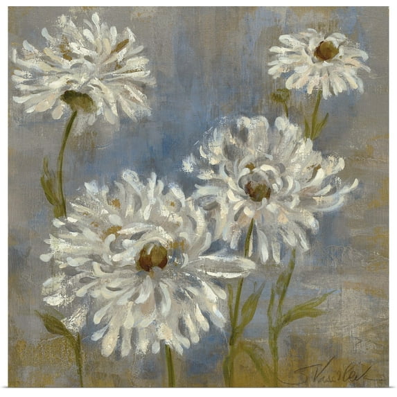 Great BIG Canvas | Rolled Silvia Vassileva Poster Print entitled Flowers in Morning Dew II