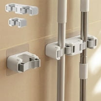 OEFNTAC Heavy Duty Wall Mounted Garden Tool Organizer Rack for Rakes Shovels and Mops