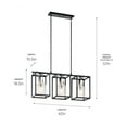 thumbnail image 7 of Kichler Lighting - Kitner - 3 Light Linear Chandelier In Vintage Industrial, 7 of 7