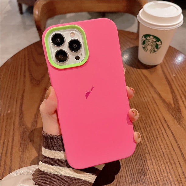 Funda De Silicona Suave De TPU Líquida Para IPhone 11 12 13 Pro Max 14 Plus