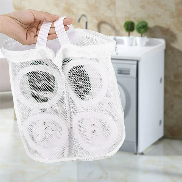 TOPINCN Laundry Washing Bag,Nylon Mesh Washing Drying Bag Shoes