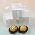 thumbnail image 4 of COTOPHER 100pcs Small Gift Boxes, Favor Boxes 2x2x2 inches Paper Gift Boxes with Ribbons Candy Box for Wedding Favors Baby Shower Bridal Shower Birthday Party (White), 4 of 7