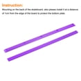 thumbnail image 4 of Unique Bargains Skateboard Rails Skateboard Ribs Protector Longboard Protection Collision Guard Purple 2 Pack, 4 of 6
