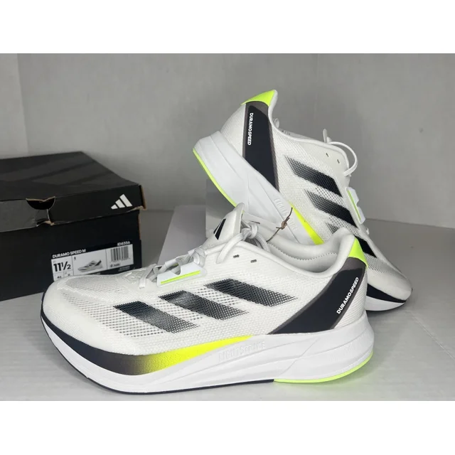 Ad-id-as Duramo Speed Running Shoes Men's Size 11.5 White/Black /Aurora Black NEW