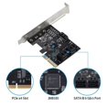 thumbnail image 5 of 5 Port SATA III PCIE X4 to SATA 3.0 PCI Express Converter Computer Hard Disk SATA Expansion Card Ada, 5 of 5