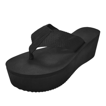 

Youmylove Women Clip Toe Sandals Fashion Summer Sandals Wedge Bottomed Sandals Beach Trendy Leisure Simple Shoes Female Footwear