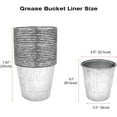 thumbnail image 3 of Songlam Wood Pellet Grills Aluminum Grease Bucket Liners (25 Count), 3 of 5