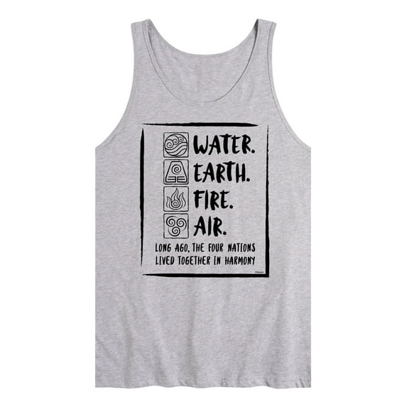 Avatar - The Last Airbender - Elements Harmony - Men's Jersey Tank Top