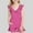 Hot Pink, variant on Piuwrlz Children's Hawaiian Beach Swimwear for Girls Short Sleeved Swimsuits Sets 2PC Swimming Suit Solid Color Bikinis Yellow Size 7 years