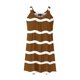 thumbnail image 2 of Vestido de Verano para las Mujeres Impreso sin Mangas Cuello Redondo, Suelto de Rodilla de Longitud Vestido Casual para la Primavera, 2 of 5