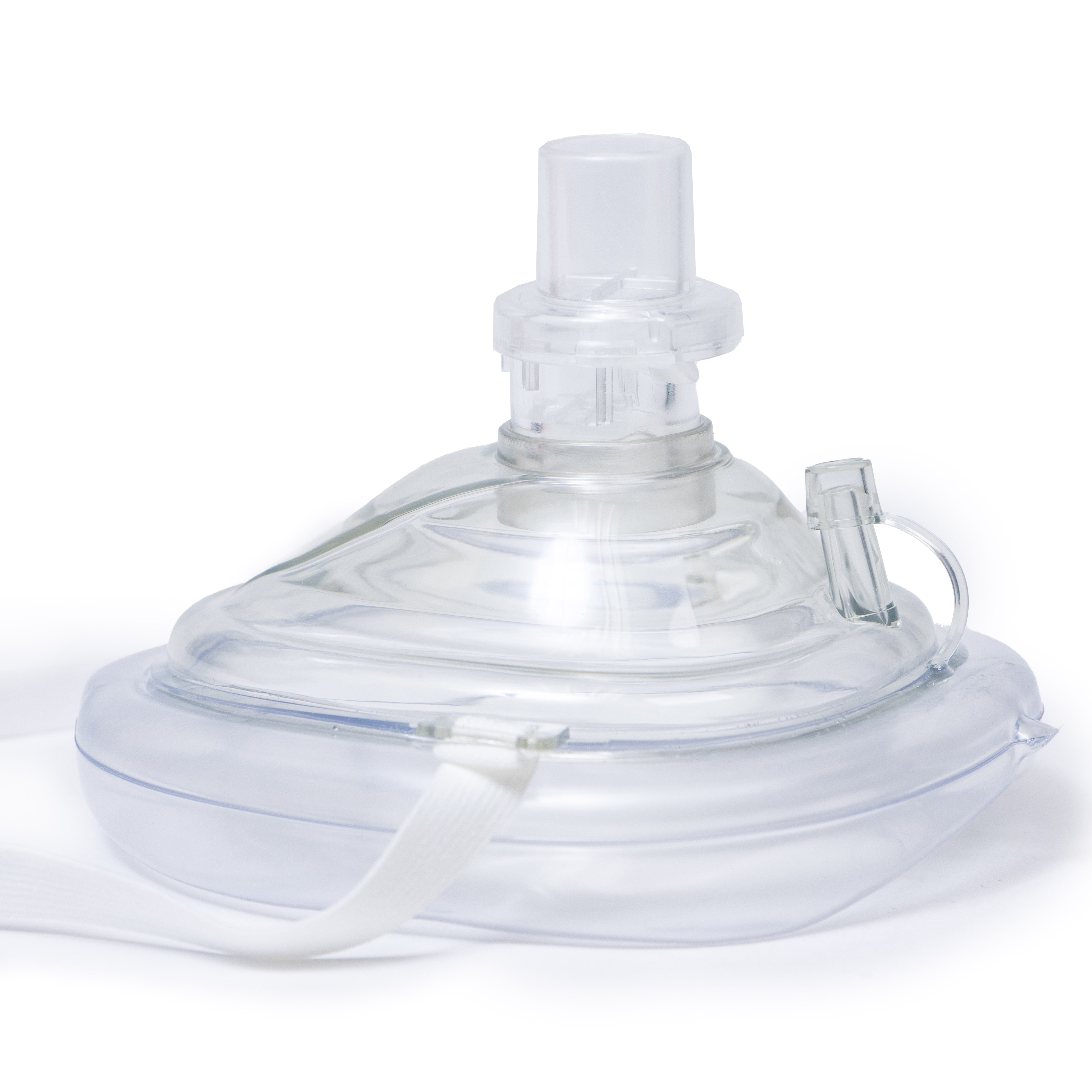 Primacare RS-6845-5WM Pack of 5 CPR Rescue Mask in Red Hard Case with One Way Valve , Adult/Child
