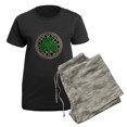 thumbnail image 5 of CafePress - Shamrock And Celtic Knots Pajamas - Women's Short Sleeve Print T-Shirt and Pants Dark Cotton Pajama Set, 5 of 7