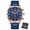 Gold with Box, variant on MINI FOCUS Fashion Mens Watches Top Brand Luxury Stainless Steel Quartz Wristwatch Waterproof Sport Male Clock Relogio Masculino