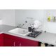 thumbnail image 4 of Double Dish Rack, Wire Rack, Kitchen Storage Rack (Black, Closed Flat), 4 of 5