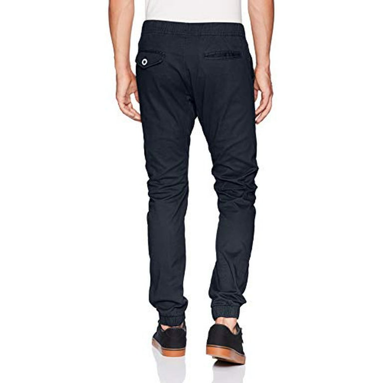 WT02 Men s Jogger Pants in Basic Solid Colors and Stretch Blue Size XX Large Walmart