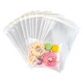 thumbnail image 1 of SOMIOCO Bolsas de celofán transparente autoadhesivas pequeñas galletas de violonchelo bolsas de golosinas autosellantes 1,4 mil para regalos de golosinas tarjetas de jabón de panadería 200 piezas 6 x, 1 of 1