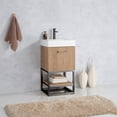 thumbnail image 3 of Miseno 789018B-NO-WH-NM Alistair 18" Free Standing Single Basin Vanity Set - North, 3 of 6