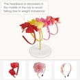 thumbnail image 4 of Headband Holder Metal Headband Organizer Hair Hoop Display Stand, Gold, 4 of 7