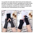 thumbnail image 3 of 4 Par Guantes Sin Dedos Mujer Invierno Frío Regalos Navidad, 3 of 8