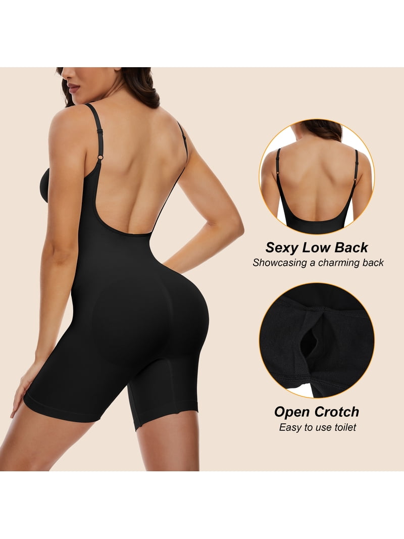 navy blue dress for baby girl MANIFIQUE The Shapewear Bodysuit for Women Tummy Control Backless Body  Shaper for Dresses main image 1