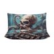 thumbnail image 3 of Juego de funda de edredón con diseño de calavera de pulpo, tamaño king y queen, 3 piezas, 1 funda de edredón y 2 fundas de almohada con cierre de cremallera, 86 x 70 pulgadas, 3 of 8