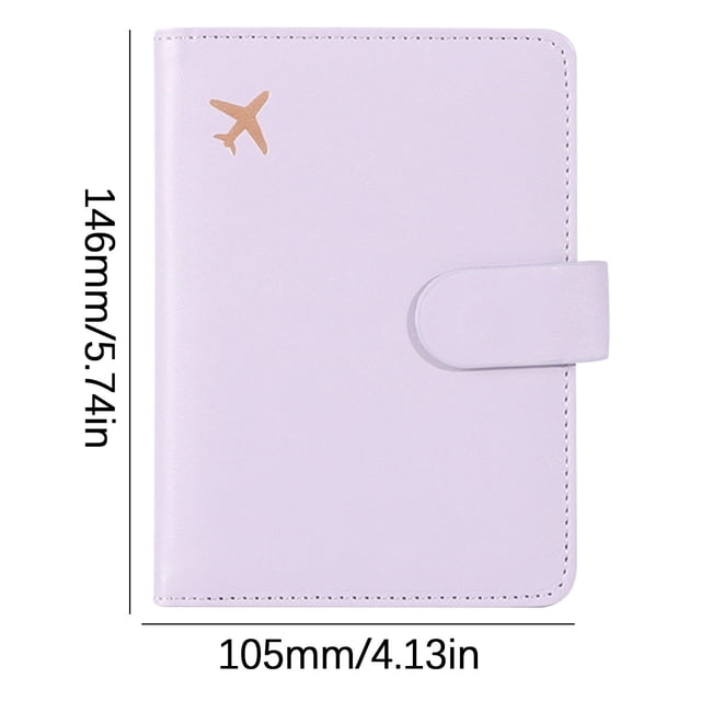 Leather Passport Bag With Multiple Card Slots And Multi-functional Document Protector