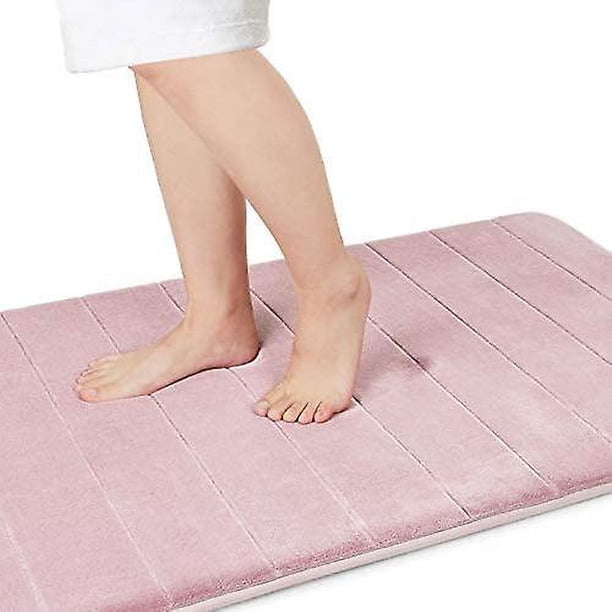 Alfombra De Baño De Espuma Viscoelástica De Gran Tamaño, 60 X 90 Cm, Suave Y Cómoda, Súper Absorción De Agua, Antideslizante, Gruesa, Lavable A Máquina, Más Fácil