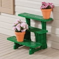 thumbnail image 2 of 3-Tier Weatherproof Plastic Garden Stand – Lightweight, Indoor/Outdoor Plant Stand with 3 Shelves, Space-Saving Design w/Drainage Holes, Easy Assembly, 2 of 4