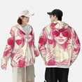 thumbnail image 4 of Balery Ace Of Diamonds Lady Sudadera ligera de manga larga con capucha y protección solar UPF 50+ para hombre y mujer, ideal para pesca y running-Small, 4 of 7