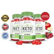 (3 Pack) Slimlife Evolution Keto Extreme ACV Slim Life Gummies 2000mg Dietary Supplement 180 Gummys
