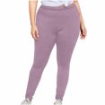 thumbnail image 2 of CaiJunJia Plus Size Leggings for Women - High Waisted Tummy Control Soft Workout Yoga Pants, 2 of 7
