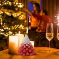 thumbnail image 5 of 1PC Christmas Tree Scented Candle Candles And Candle Holders Pillar Candles For Power Outage Emergency Red, 5 of 8