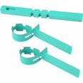thumbnail image 1 of Qucyy 200Pcs Green Plastic Plant Tree Tags Nursery Garden Labels 2x20cm Wrap Around Hanging Tags, 1 of 4