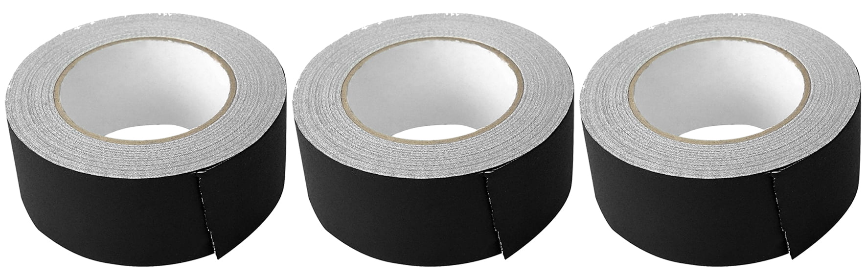 3 Rolls Rockville Pro Audio/Stage Wire ROCK GAFF White Gaffers Tape 2"x100 Ft 