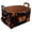 Multicolor 4, variant on Scary Jack o 'Lantern Storage Basket Collapsible Storage Bin, PU Foldable Basket Convenient Box Storage Organizer with Handles for Shelves Office Bedroom Closet Nursery Toys Laundry