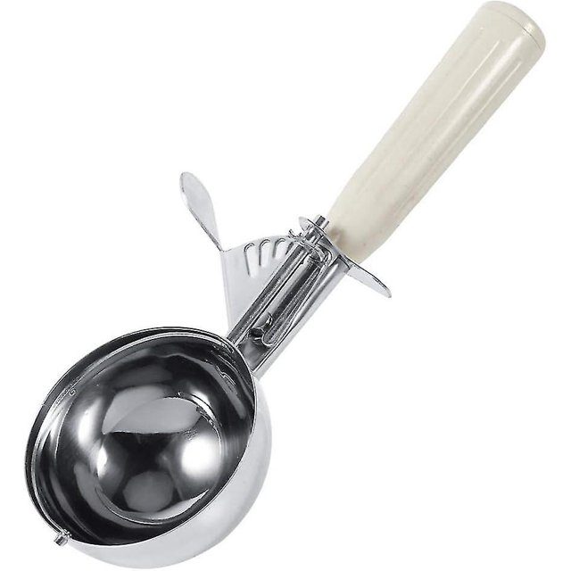 (size : 7.6cm)stainless Steel Ice Cream Scoop Fruit And Vegetable Spoons Kitchen Cafe Gadget Tool 9 Sizes