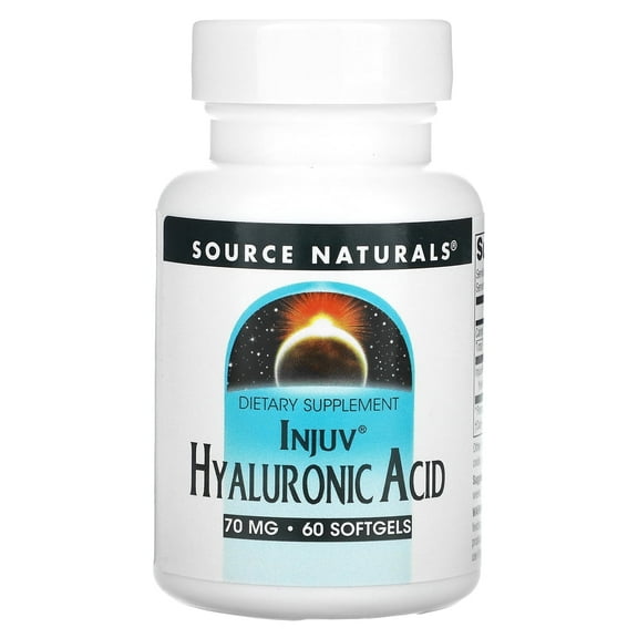 Source Naturals Injuv Hyaluronic Acid 70 mg 60 Softgels