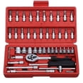 thumbnail image 1 of 46-In-1 Multi-Purpose Tool Kit & Screwdriver Socket Set With Precision Tool | Versatile, Ergonomic Grip, Comfortable Handle | For Home Repairs, Automotive Maintenance Tool, Accessories, 1 of 5