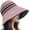 Pink, variant on CoCopeaunts Summer UV Protection Cap, Sun Hat Beach Stripes Design Casual Hat Wide Brim Breathable Large Hiking Fishing Travel Comforty